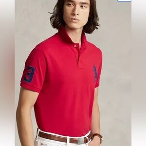 Polo Ralph Lauren Big Pony 3 Short Sleeve Pullover Polo Shirt Cotton / medium